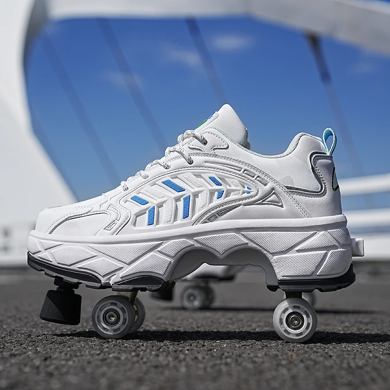 Childrens Roller Skates Four-w - Running Shoes review and price