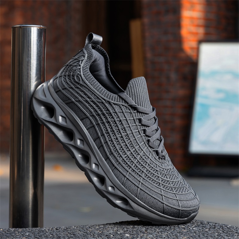 Men Wide Toe Box Diabetic Walk - Knit Fabric Lace Up Sneakers review and price