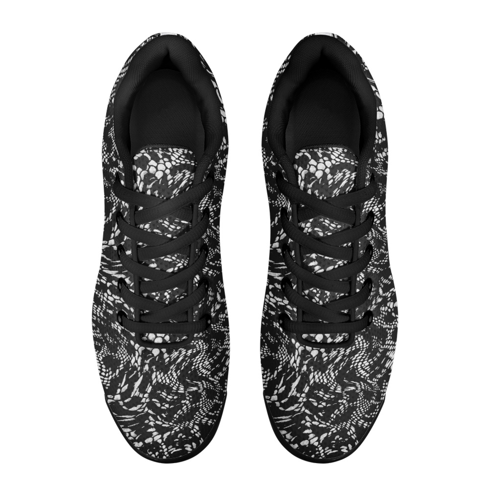 PENSTROLL Snake Print Design W - Knit Fabric Lace Up Sneakers review and price